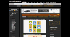 Desktop Screenshot of fordesigner.com